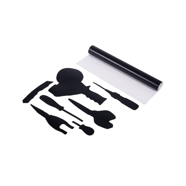 ShadowTape Shadow Board Tool Marking Tape 15 inches wide x 15 Foot Length Rolls Black